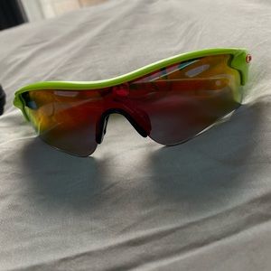 Oakley lime green sunglasses